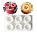 6 Compartments Silicone Pudding Cup Cake Mold French Dessert Mousse Cake Mold Dounp. 
