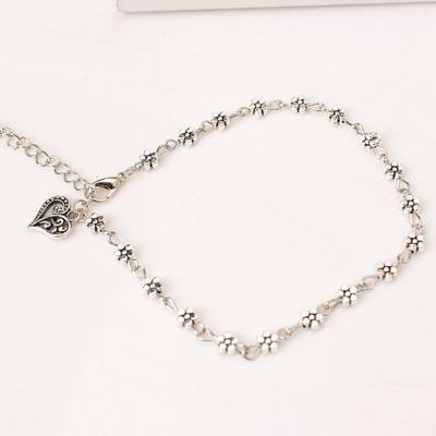 Fashion%20Tibetan%20Silver%20Bead%20Hollow%20Plum%20Daisy%20Flowers%20Heart-Shaped%20Anklet%20For%20Women%20Foot%20Chain%20Barefoot%20Sandals%20Beach%20Jewelry%20-%20Image%205