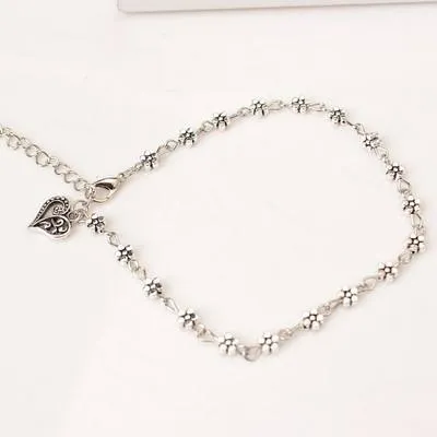 Fashion%20Tibetan%20Silver%20Bead%20Hollow%20Plum%20Daisy%20Flowers%20Heart-Shaped%20Anklet%20For%20Women%20Foot%20Chain%20Barefoot%20Sandals%20Beach%20Jewelry%20-%20Image%205