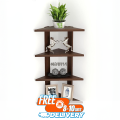 Wall Shelf Corner Shelf Height 30 Inch Length 20 Inch Depth 10 Inch Book Shelv Model WL424. 