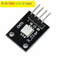 RGB SMD LED 3 Color Module Circuit Board RED GREEN BLUE RGB With 4 Pin Cables Header For Arduino DIY LED Light Bulbs RGB LED Module. 