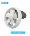 National Deluxe Heavy Duty Round Glass Window Exhaust Fan 8 Inch (1 years Warranty).