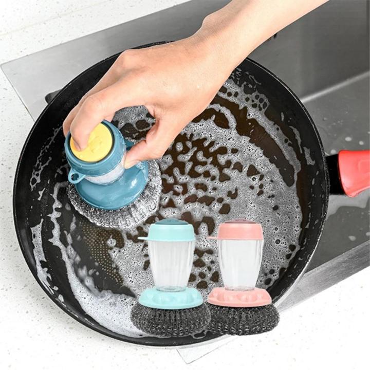 Kitchen DishWashing Brush Pot Dish Brushes with Washing Up Liquid Soap Dispenser Pot Dish Cleaning Brush Kitchen Accessories Kitchen DishWashing Brush Pot Dish Brushes with Washing Up Liquid Soap Dispenser Pot Dish Cleaning Brush Kitchen Accessories Kitch