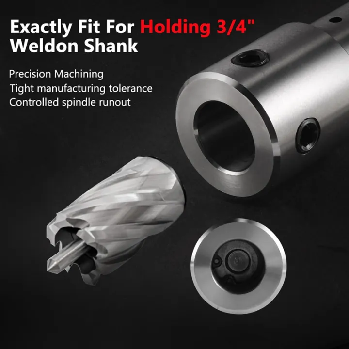 Cutter%20Arbor%20Annular%20Cutter%20Arbor%20with%20Morse%20Taper%20MT2%20for%203/4%20Inch%20Extension%20on%20Drill%20Press%20-%20Image%208