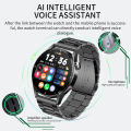Bluetooth Call Smart Watch Mens Physical Health Watches Women Body Temperature Infrared Blood Oxygen Monitor Smartwatch AMOLED H. 