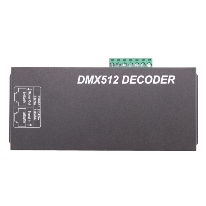 LKPCIGCXM%202X%20Dmx%20512%20Digital%20Decoder,Dimming%20Driver%20Dmx512%20Controller%20for%20LED%20Rgbw%20Tape%20Strip%20Light%20Rj45%20Connection%20Dc12-24V%2020A%20-%20Image%203