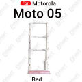 For Motorola Moto G05 Sim Tray Micro SD Card Slot with Sim Ejector Pin Replacement Parts.