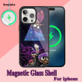 lil uzi vert Rapper Phone Case For iPhone Charging 13 14 15 11 12 Pro Max Plus Glass Magsafe Magnetic Shell.