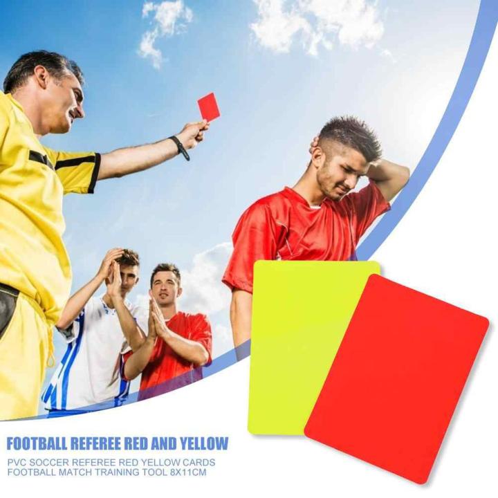 Football Red And Yellow Card