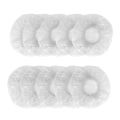 10Pcs Disposable Shower Caps PE Pleated Anti Dust Oil Hat Women Men Bath Caps for Spa Hair Salon Beauty Waterproof Bath Cap.