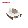 GATERON KS-33 Low Profile 2.0 Chocolate Keyboard Switch 3 Pin RGB Customized DIY Hot Swap Mechanical Keyboard Gaming Office.