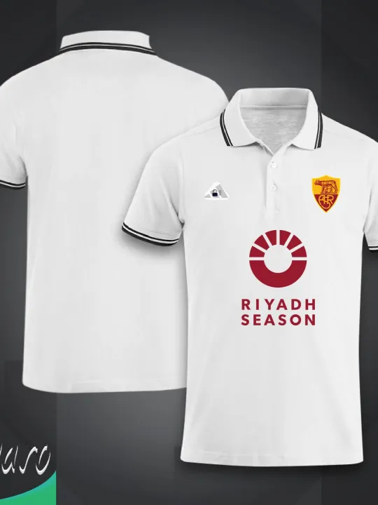 AS%20Roma%20Short%20Sleeve%20Collar%20Polo%20Football%20Jersey%20For%20Men%20-%20Half%20Sleeve%20Collar%20Polo%20Roma%20t%20shirt%20-%20Roma%20Fan%20Jersey%20-%20Image%203