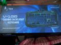 A.tech V-100 Back Light RGB Gaming Keyboard waterproof. 