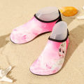 Children's Beach Shoes Upstream Seaside Swimming Shoes Anti-Scratch Home Breathable Princess Elsa Piggy Page Room Socks.