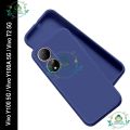 Premium Liquid Silicone Phone case for Vivo Y100 5G / Vivo Y100A 5G / Vivo T2 5G Liquid Silicon Mobile Back Case Soft Silicone Phone Cover.
