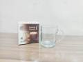 Crystal Clear Glass Tea Or Coffe Cup Mug Plain Design. Chai / Tea Style Experience Mug Set Model:W011:60.. 