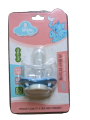 Baby Smile Petals Type Liquid Silicone Pacifier 1pcs - Blue & Pink.
