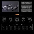 Eyeezi Folding Reading Glasses For Men Women 360° Rotating Portable Presbyopia Frame Male Degree Glasses Mini Lightweight Reader.