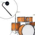 Metal L Rod Ball Musical Instrument Spare Parts for Drum Player Universal 40mm.