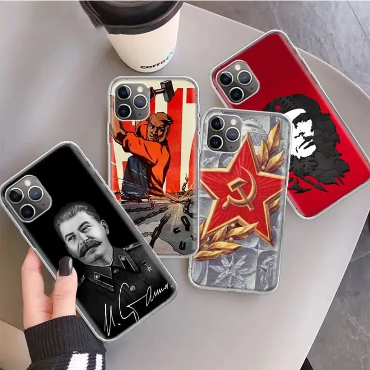 Russian%20Stalin%20Ussr%20Communism%20Silicon%20Call%20Phone%20Case%20For%20Apple%20iPhone%2011%2013%2014%20Pro%20Max%2015%20Ultra%2012%20Mini%207%20Plus%20X%20XR%20XS%20SE%20Cover%20-%20Image%202