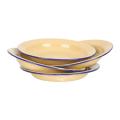 4Pcs Enamel Fruit Shallow Plate Pastry Tray Household Enamelware Cold Dishes Plate Fruit Shallow Plates Pastry Holder Tableware. 