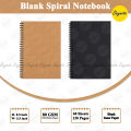 Spiral Notebook by OXYNOTE - 8.5 x 5.5 inches - 120 Pages - Double Wire-O Binding. 