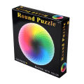 GU 1000 pcs/set Colorful Rainbow Round Geometrical Photo Puzzle Adult Kids DIY Educational Reduce Stress Toy Jigsaw Puzzle Paper.