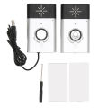 Wireless Doorbell, Clear Voice 2 Way Intercom Doorbell High Strength Signal for Home for Office. 