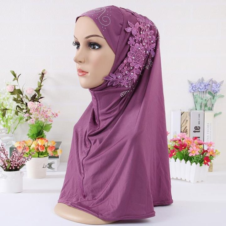beautiful%20big%20gilrs%20muslim%20hijab%20with%20lace%20and%20stones%20islamic%20scarf%20shawl%20headscarf%20hat%20armia%20pull%20on%20wrap%20ramadan%20gift%20-%20Image%205