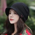 New Fashion Hat Women Solid Casual Plait India Hat Muslim Ruffle Cancer Chemo Hat Beanie Scarf Turban Head Wrap Cap. 