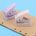 1PC Simple Mini Single Paper Puncher Portable Office Binding Supplies Journal Scrapbook Hole Punch Stationery. 