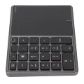Wireless Numeric Keypad, Portable Size Number Keypad Touchpad Design for Office. 