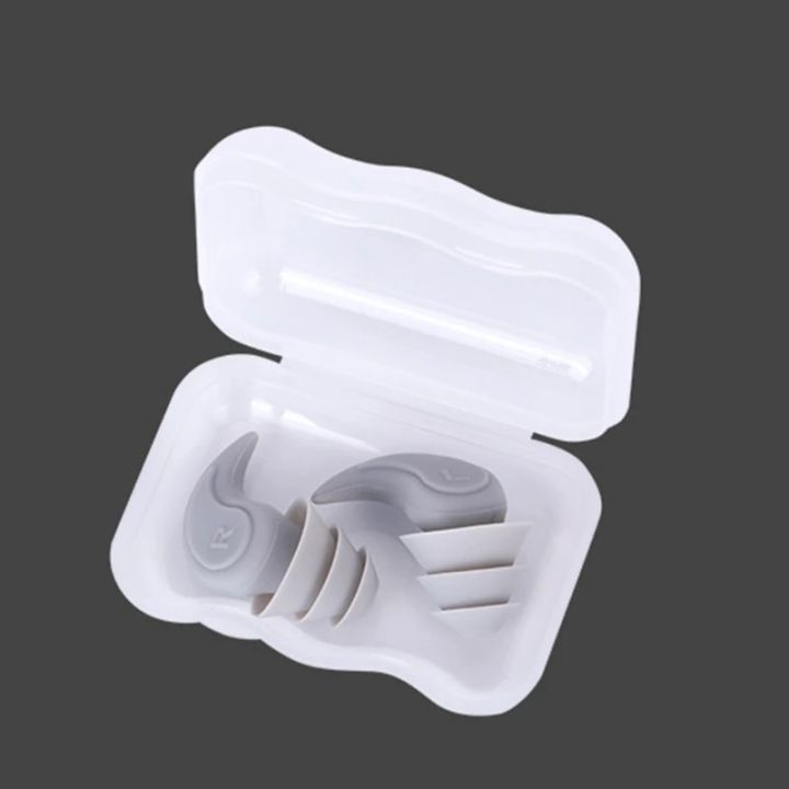 1Pair%203%20Layer%20Soft%20Silicone%20Ear%20Plugs%20Tapered%20Sleep%20Noise%20Reduction%20Earplugs%20for%20Kid%20Swimming%20Studying%20Airplanes%20-%20Image%206