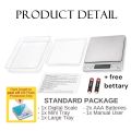 0.01g/3kg 0.1g LCD Portable Mini Electronic Digital Scales Kitchen Precision Jewelry Weight Balance Gold Gram Scale (AG 09).