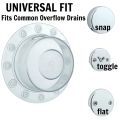Bathtub Overflow Drain Cover Suction Cup Seal Bathtub Stopper for Deeper Bath for Bathroom Overflow Drains Exquisite Product.