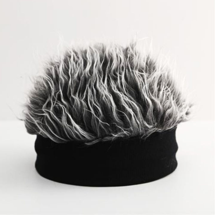 %E3%80%90Big%20savings%E3%80%91%20Creative%20Wig%20Hat%20Funny%20Short%20Hair%20Caps%20Novelty%20Beanie%20Hat%20with%20Spiked%20Hair%20Hat%20For%20Women%20Men%20-%20Image%204