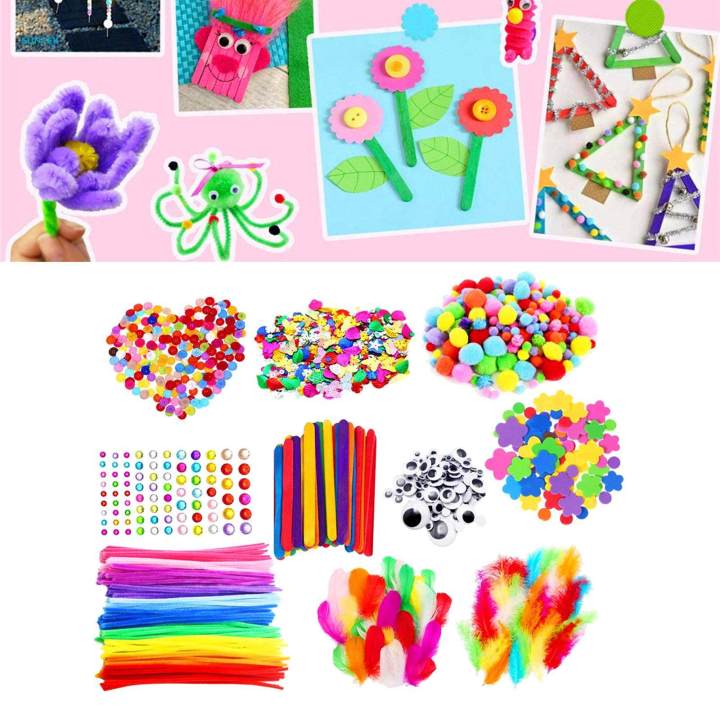 Arts%20and%20Crafts%20Supplies%20for%20Kids-%20Over%201000%20Pieces,%20Colorful,%20All%20One%20-%20Image%204