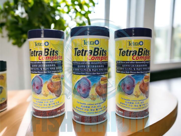 Tether Bit Fish Food Tetra Bits Complete Fish Food for Tropical fish (Bio-Active Formula ...