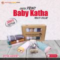 6 Pc 2 Layers Premium Baby Katha - Baby Swaddle, For Newborn (26X30 inch) - Soft & Comfortable. 