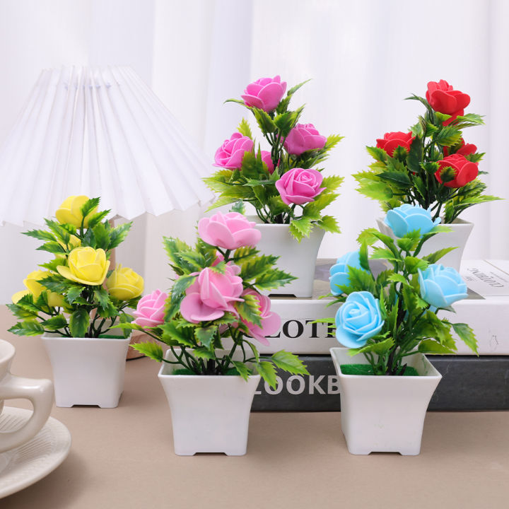 1/5Pcs%20Artificial%20Rose%20Flower%20Mini%20Bonsai%20Simulated%20Tree%20Pot%20Plants%20Office%20Table%20Ornament%20Living%20Room%20Home%20Garden%20Decor%20-%20Image%203
