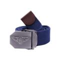 Deep Blue Fabric Belt For Men. 