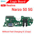 Charging Logic Board For Realme Narzo 50 50a 50a Prime 50i 50i Prime 4G 5G Charging Port USB Plug PCB Dock Connector Spare parts. 