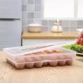 34 Grids Egg Storage Box Large Capacity Kitchen Refrigerator Egg Case Organizer Holder Box Plastic Egg Dispenser Container Case.