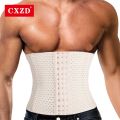 CXZD   Waist Trainer for Men Women Firm Tummy Control Body Shaper iers Corset s Weight Loss Belt Slimming Corsets. 