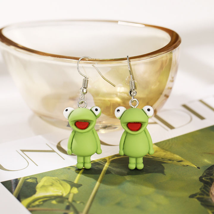 Creative%20Green%20Frog%20Pendant%20Earrings%20for%20Women%20Cute%20Frog%20Animal%20Dangle%20Earrings%20-%20Image%205