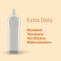Durex Extra Dotted / Sensation Dotted Condoms For Men | 3pcs Pack.