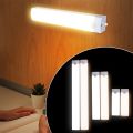 New PIR Strip USB Light Bar Wireless Night Bulb LED Night Light Self-Adhesive Magnetic Attraction Under Cabinet Touch Sensor Light Bedroom. 