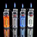 Creative Torch Floating Fire Flint Lighter Grinding Wheel Free Fire Booten Gas Lighter Inflatable Cigar Cigarette Lighter. 