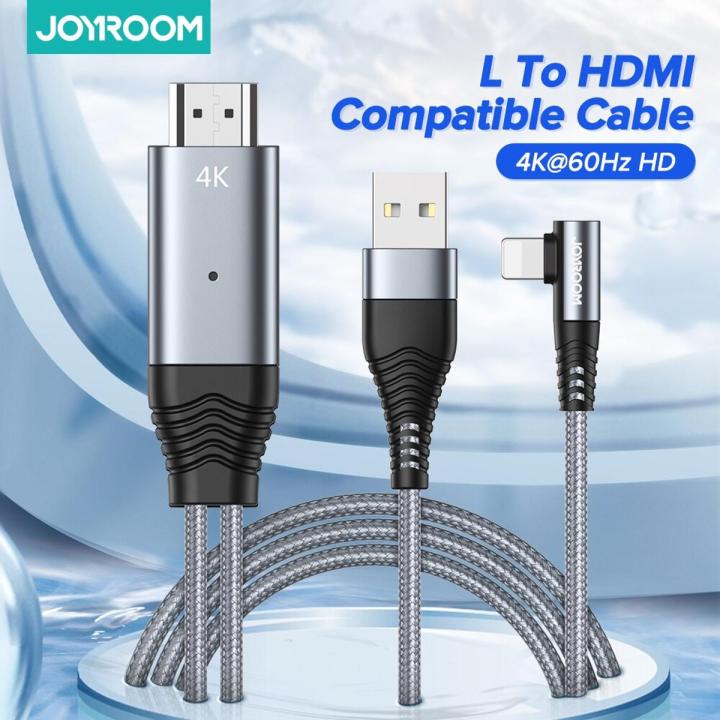JOYROOM%20Iphone/Ipad%20to%20TV%20Lightning%204K%20HDMI%20Cable%203M%20-%20Image%203