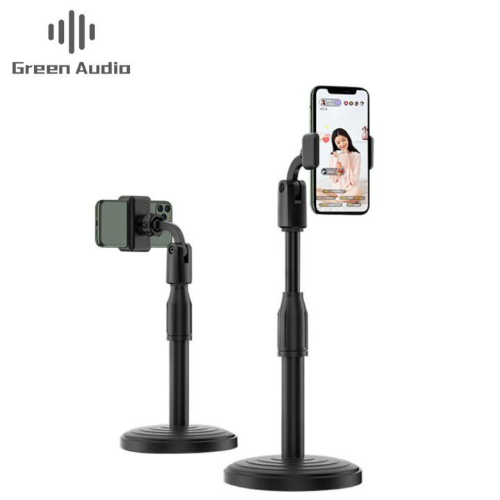 Desktop%20Mobile%20Phone%20Holder%20Stand%20360%20Rotate%20For%20Live%20Streaming%20Shoot%20Youtube%20Tiktok%20Video%20Round%20Base%20Smartphone%20-%20Image%204
